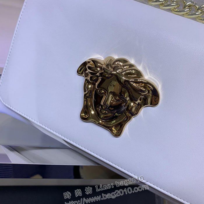 VERSACE女包 專櫃最新款 310666# 進口小牛皮 範思哲鏈條挎包  bfd1013